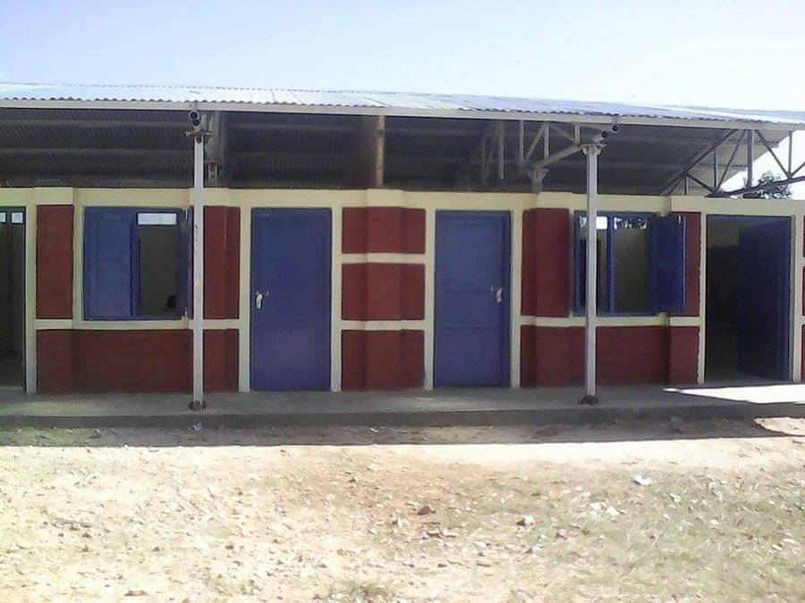 Kanyadevi Lower Secondary School, Dhading, neues Modul fertiggestellt