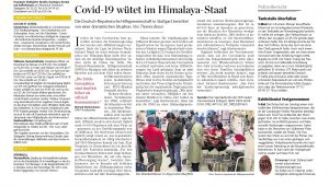Covid -19 wütet im Himalaya-Staat